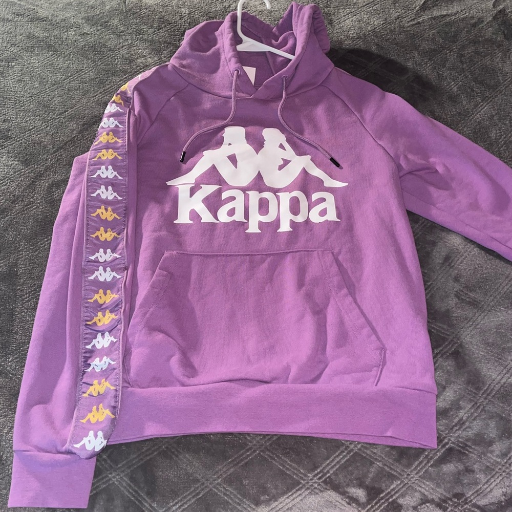Kappa hoodie, w small, purple